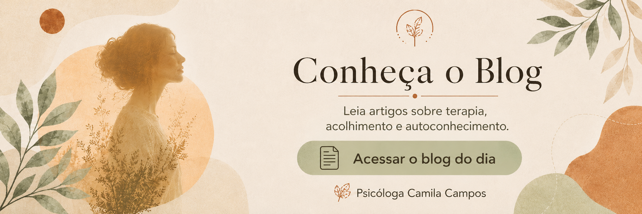 Conheça o blog - Artigos sobre terapia, acolhimento e autoconhecimento