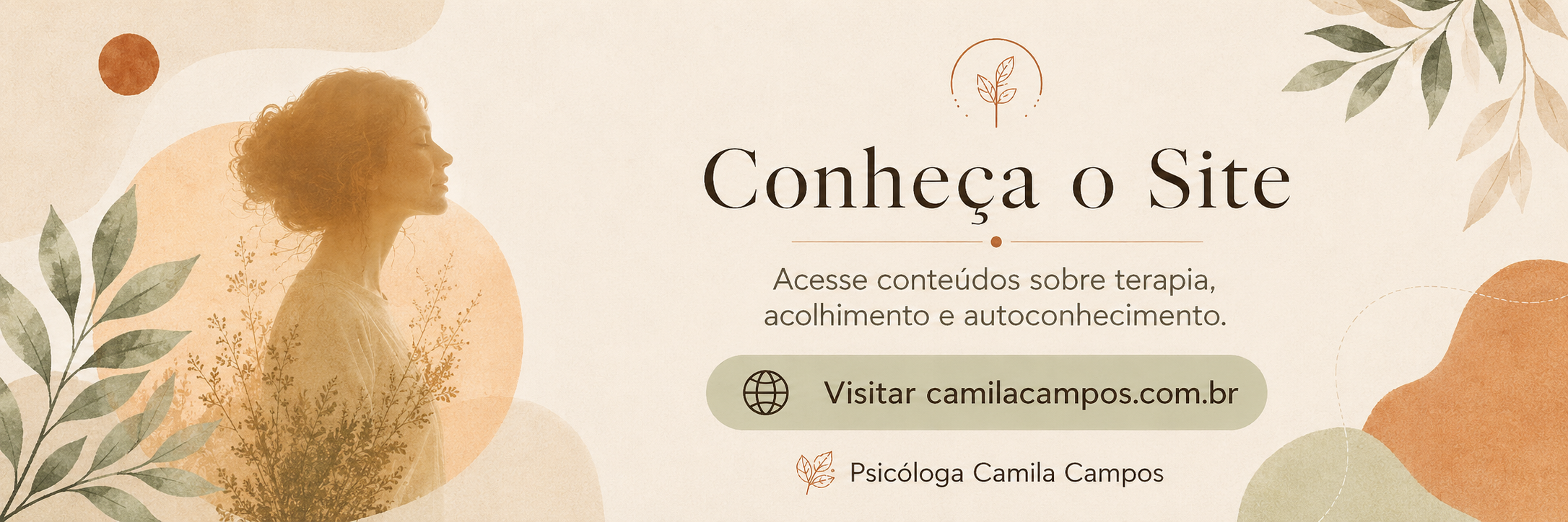Conheça o site da Psicóloga Camila Campos